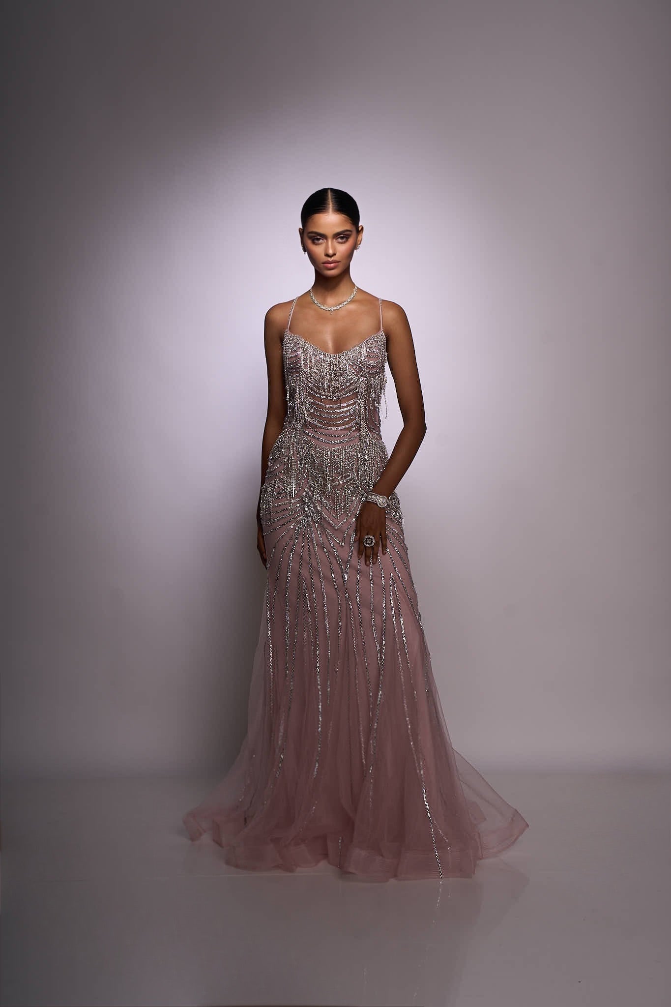 Soft Pink Gem Stone Glow