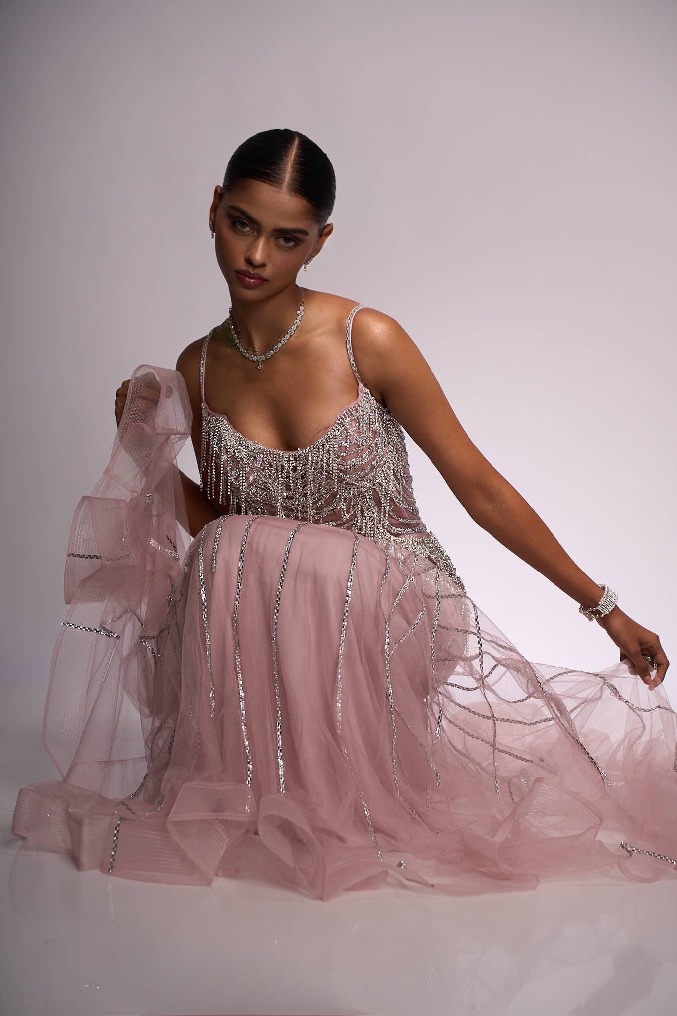 Soft Pink Gem Stone Glow